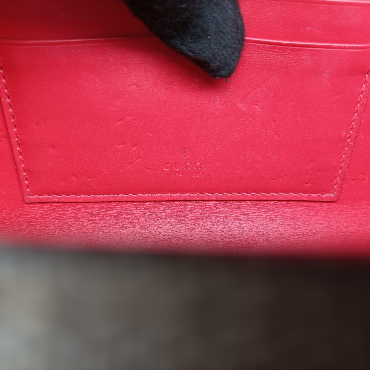 GG SupremeBrown×RedPVC coated canvas677610GGスプリーム ブラウン×レッドPVCコーティングキャンバス677610