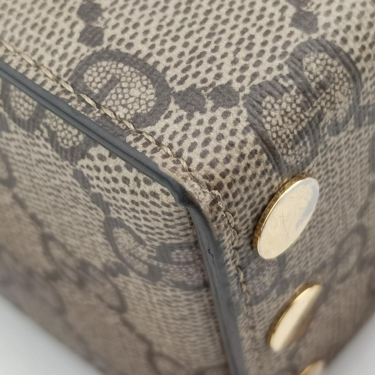 GG SupremeBrown×RedPVC coated canvas677610GGスプリーム ブラウン×レッドPVCコーティングキャンバス677610