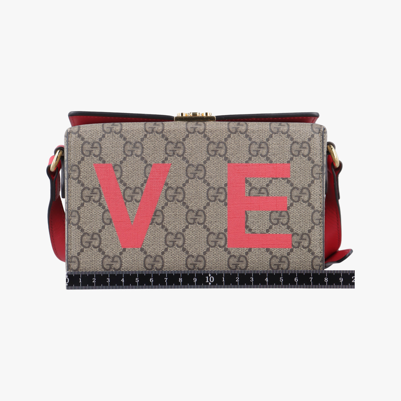 GG SupremeBrown×RedPVC coated canvas677610GGスプリーム ブラウン×レッドPVCコーティングキャンバス677610