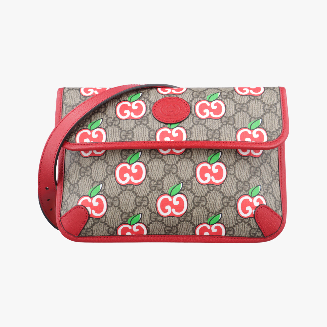 Gucci Applebeige×MulticolourPVC coated canvas625233D033008978GGアップルベージュ×マルチカラーPVCコーティングキャンバス625233D033008978