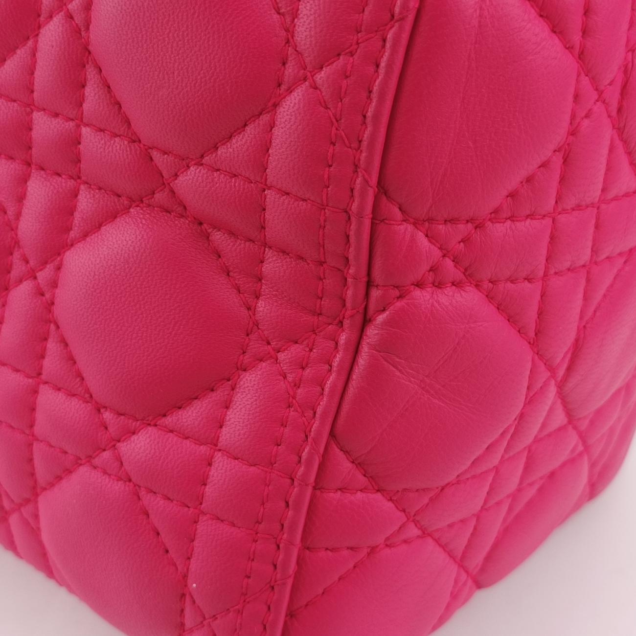 Lady DiorRoselambskin18-MA-0114レディディオールローズ レッドラムスキン18-MA-0114