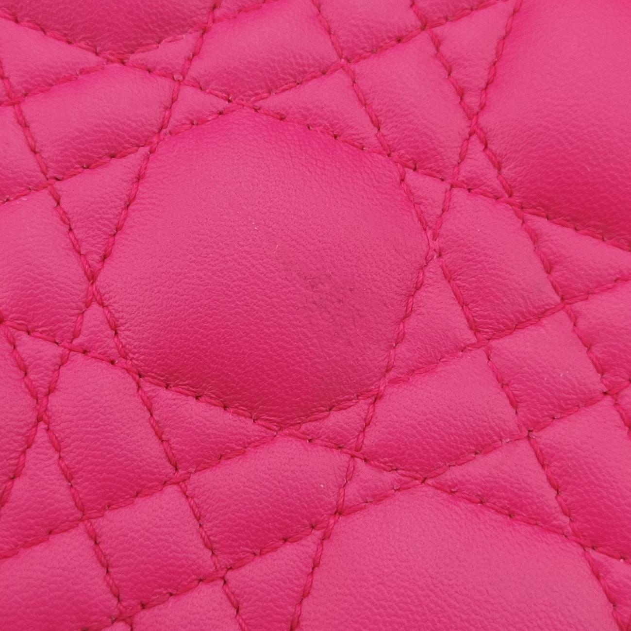 Lady DiorRoselambskin18-MA-0114レディディオールローズ レッドラムスキン18-MA-0114