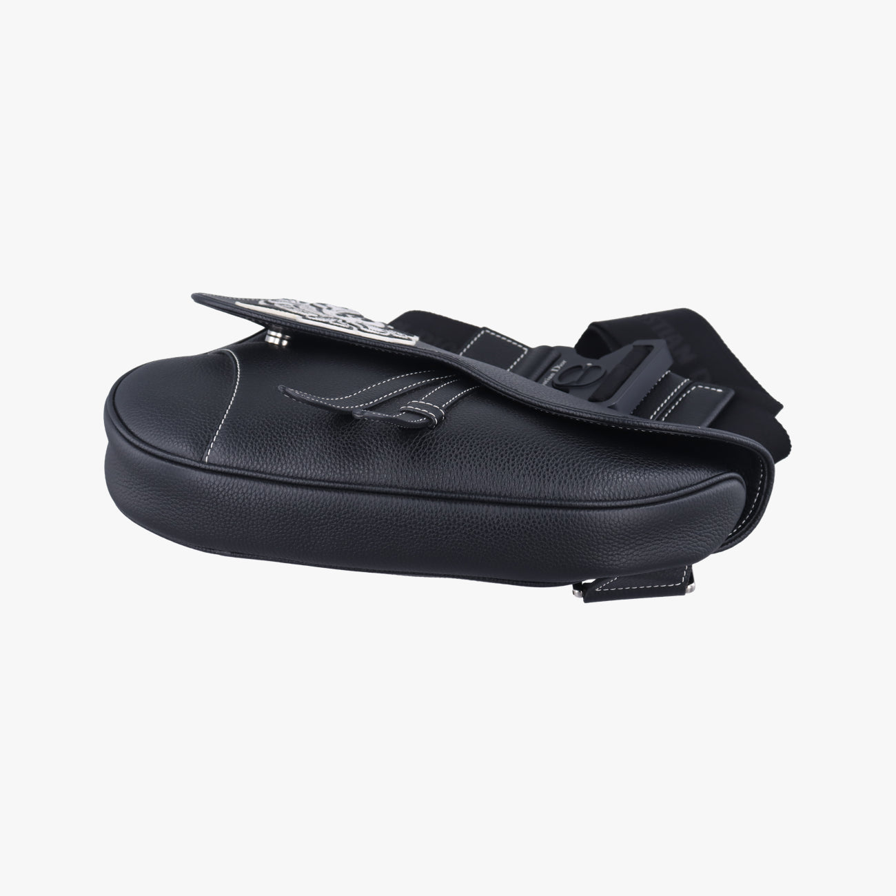 saddleBlack x whiteLeather23-BO-0230サドルブラック×ホワイトレザー23-BO-0230