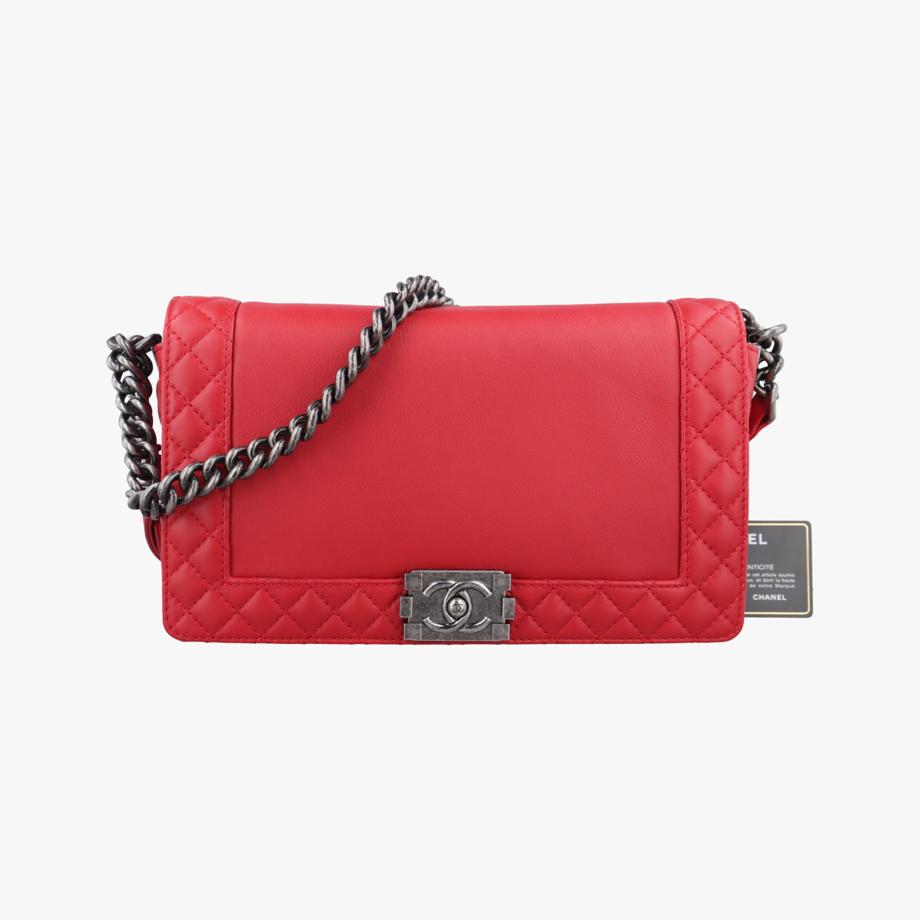 BOY CHANELRedLeatherA6794818909593ボーイシャネルレッドレザーA6794818909593