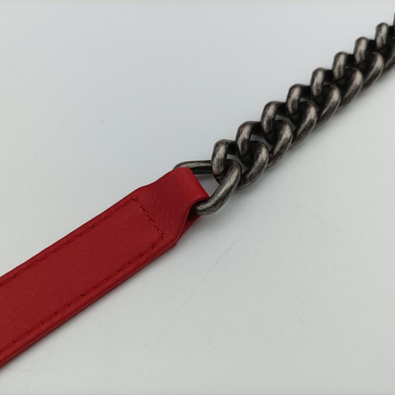 BOY CHANELRedLeatherA6794818909593ボーイシャネルレッドレザーA6794818909593