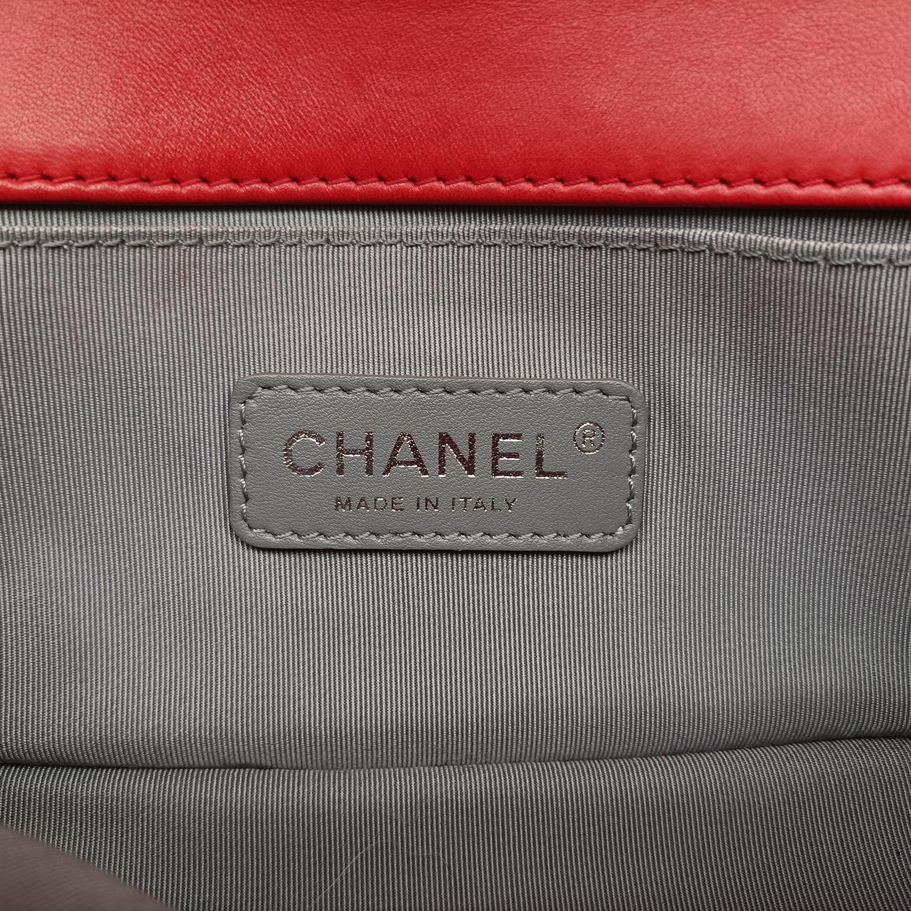 BOY CHANELRedGaluchat Stingray ×lambskinA6713716708938ボーイシャネルレッドガルーシャ スティングレイ×ラムスキンA6713716708938