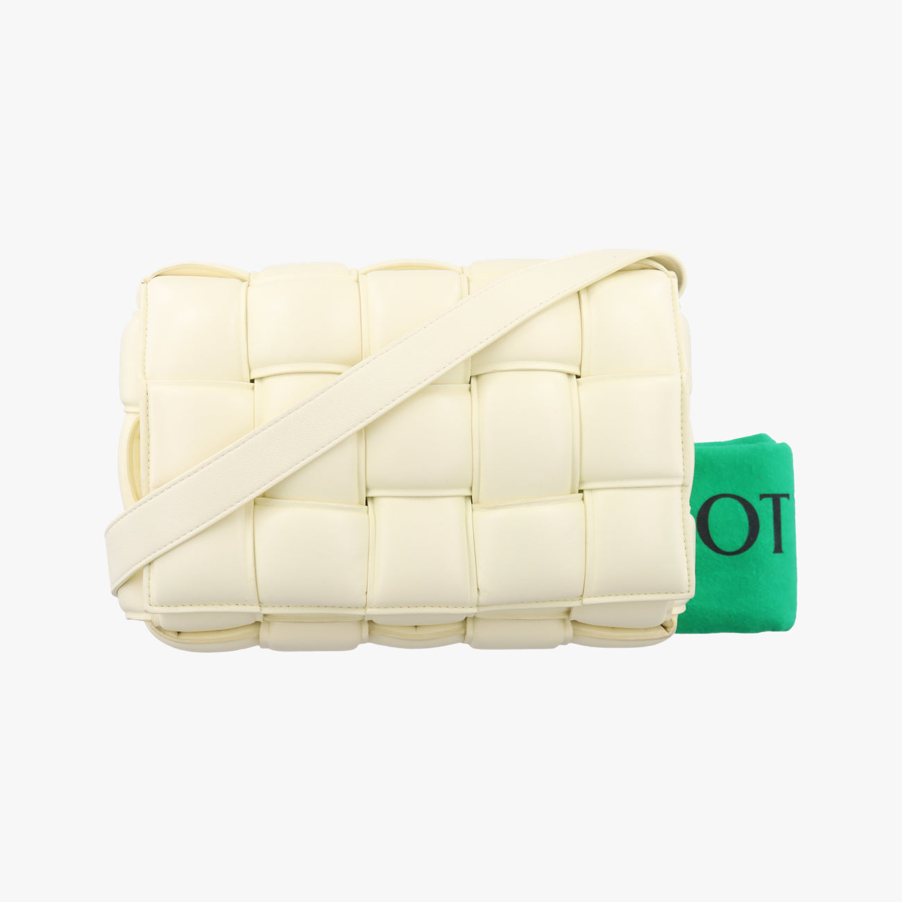 Padded CASSETTEYellowlambskinB09894184Tパデッド カセットイエローラムスキンB09894184T