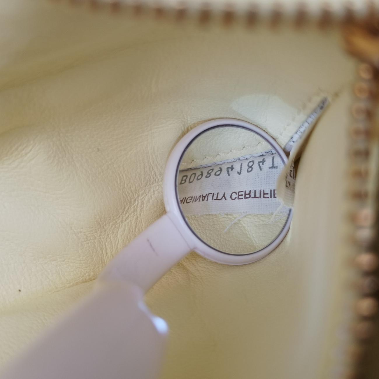 Padded CASSETTEYellowlambskinB09894184Tパデッド カセットイエローラムスキンB09894184T