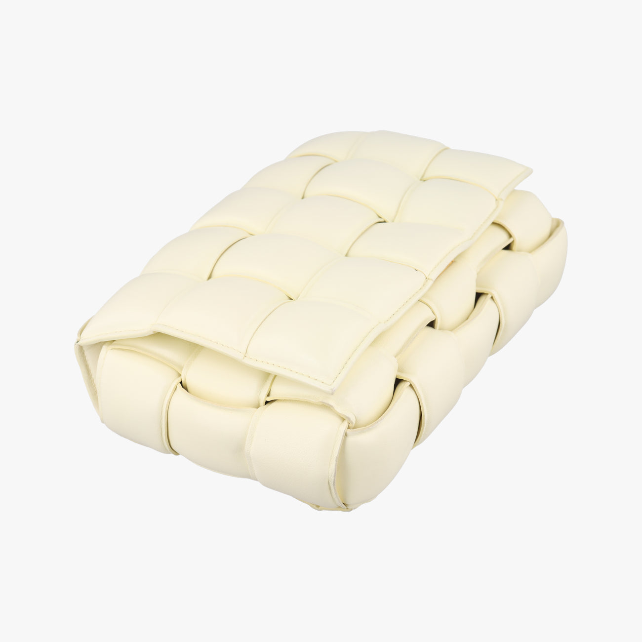 Padded CASSETTEYellowlambskinB09894184Tパデッド カセットイエローラムスキンB09894184T
