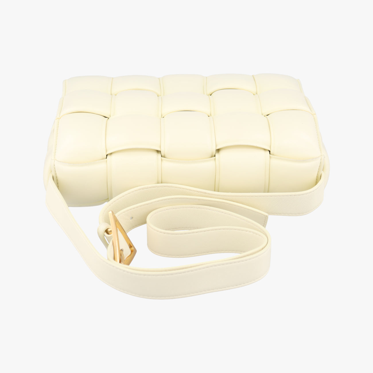 Padded CASSETTEYellowlambskinB09894184Tパデッド カセットイエローラムスキンB09894184T