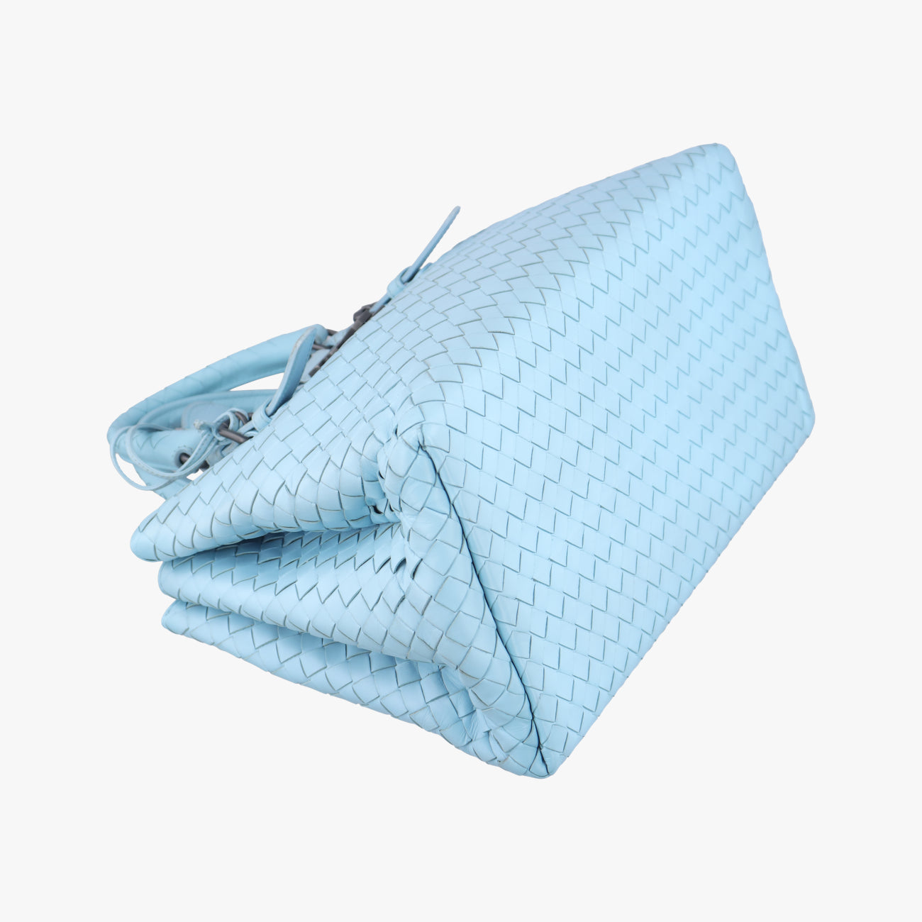 Roma IntrecciatoBluelambskinB03702381Gローマ イントレチャートブルーラムスキンB03702381G