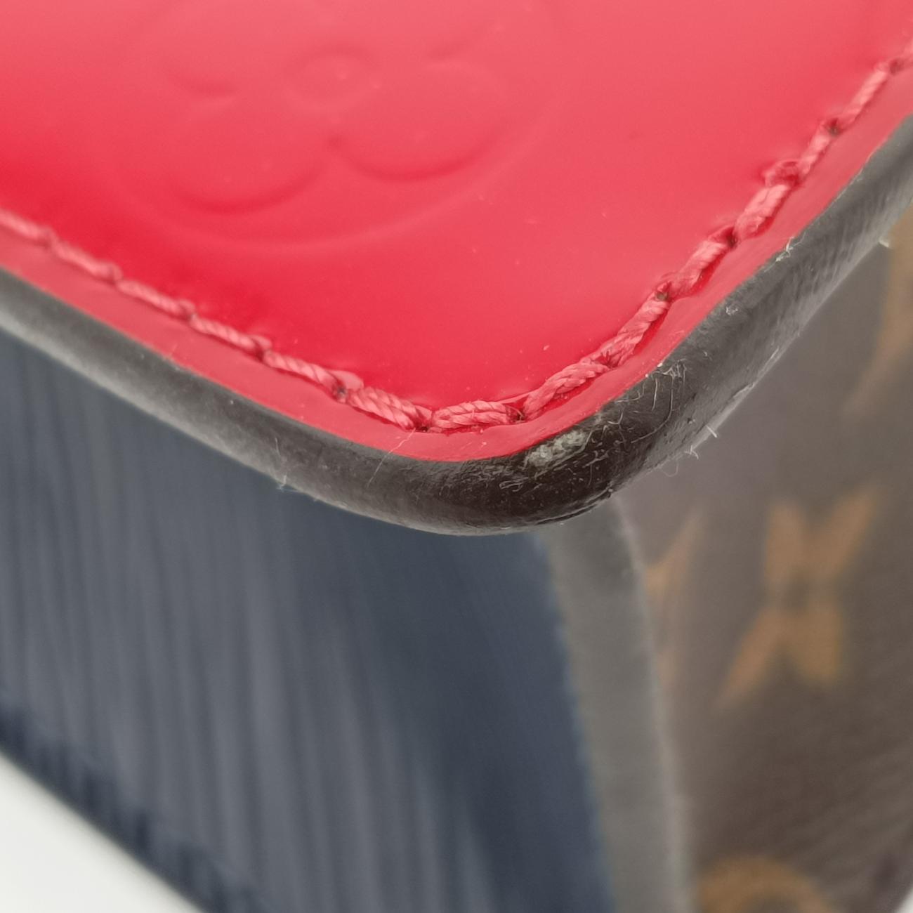 Spring street PMScarlet RedVernis×Leather×Monogram CanvasM90505FK4189 ICチップスプリングストリートPMスカーレットヴェルニ×レザー×モノグラムキャンバスM90505FK4189 ICチップ