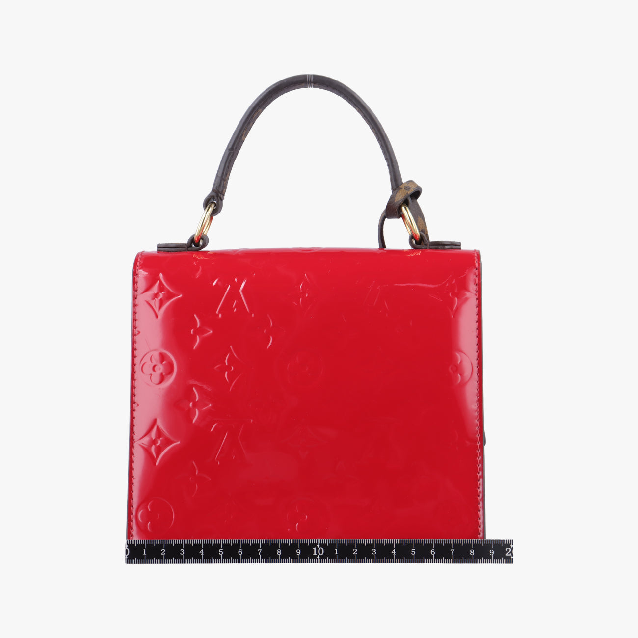 Spring street PMScarlet RedVernis×Leather×Monogram CanvasM90505FK4189 ICチップスプリングストリートPMスカーレットヴェルニ×レザー×モノグラムキャンバスM90505FK4189 ICチップ