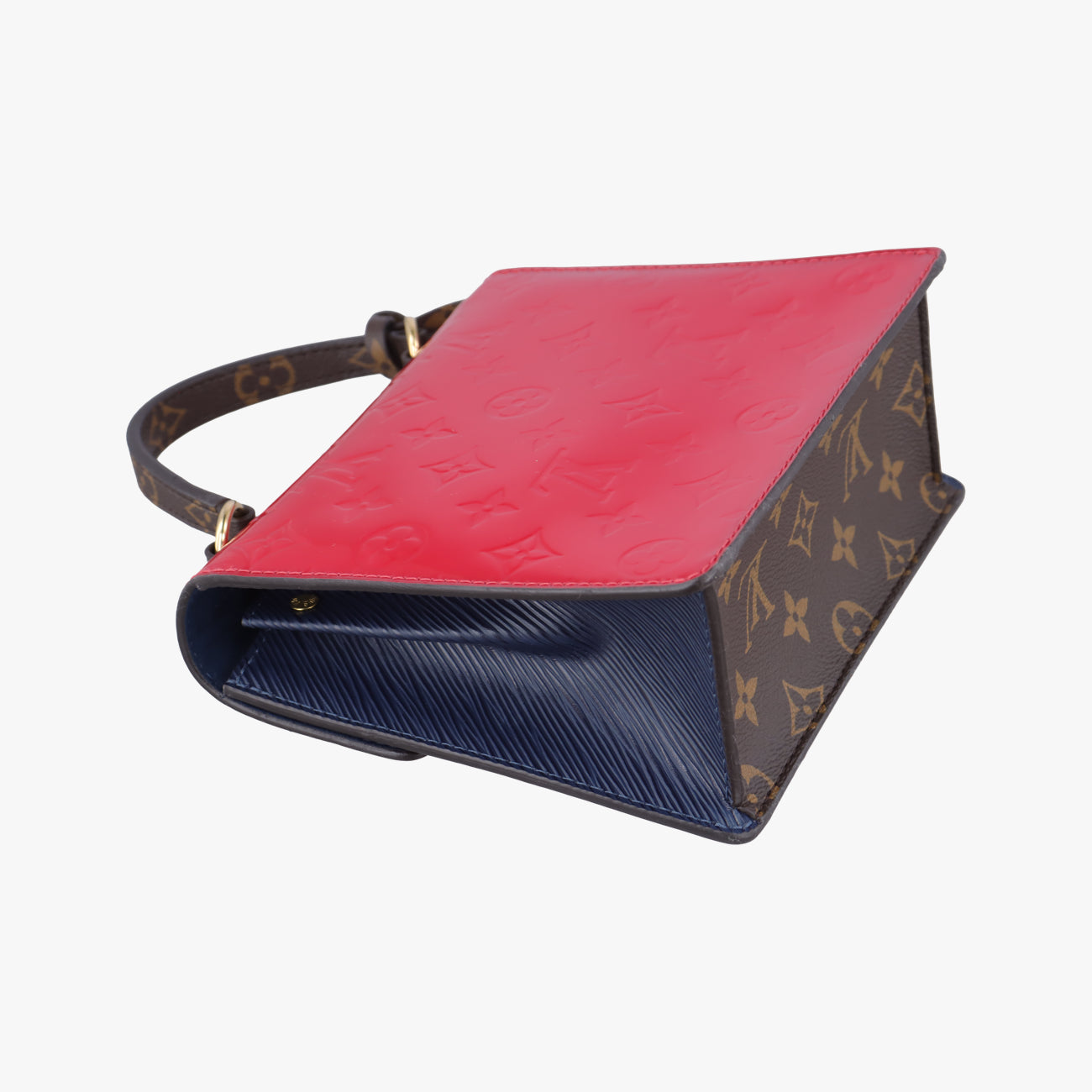 Spring street PMScarlet RedVernis×Leather×Monogram CanvasM90505FK4189 ICチップスプリングストリートPMスカーレットヴェルニ×レザー×モノグラムキャンバスM90505FK4189 ICチップ