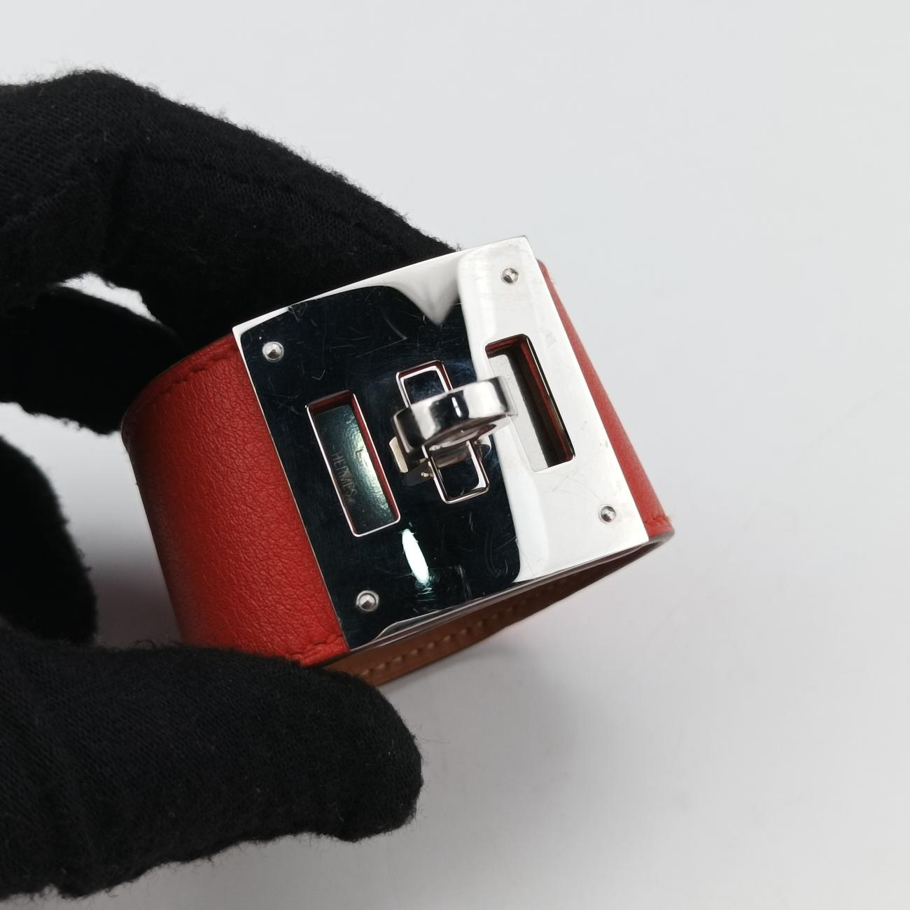 Kelly Style LockOrange x SilverLeather × GP□Q N ケリー スタイル ロックオレンジ×シルバーレザー×GP□Q N 
