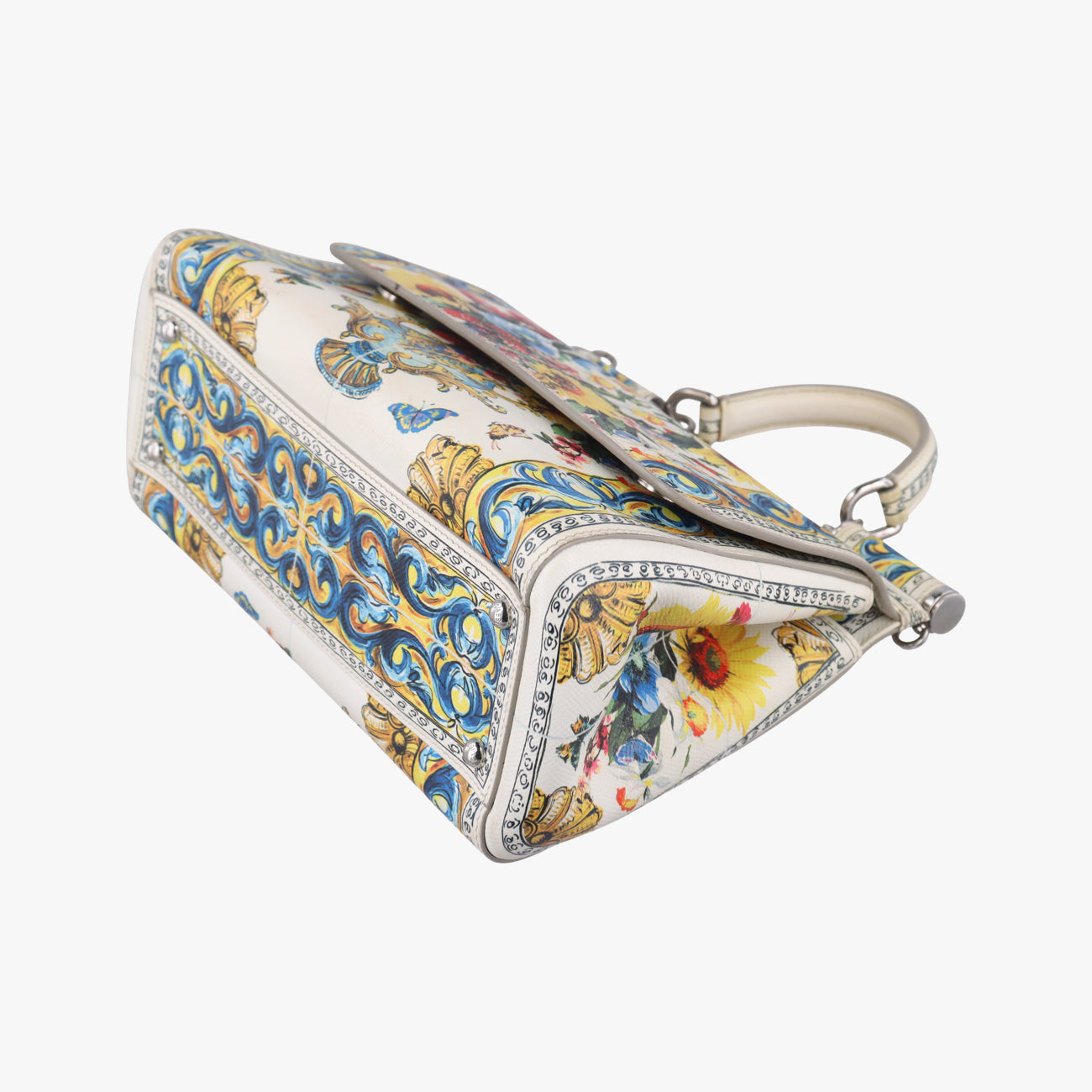 Floral Printl Medium Miss SicilyMulticolourLeather40フローラルプリント ミディアム ミスシシリーマルチカラーレザー40