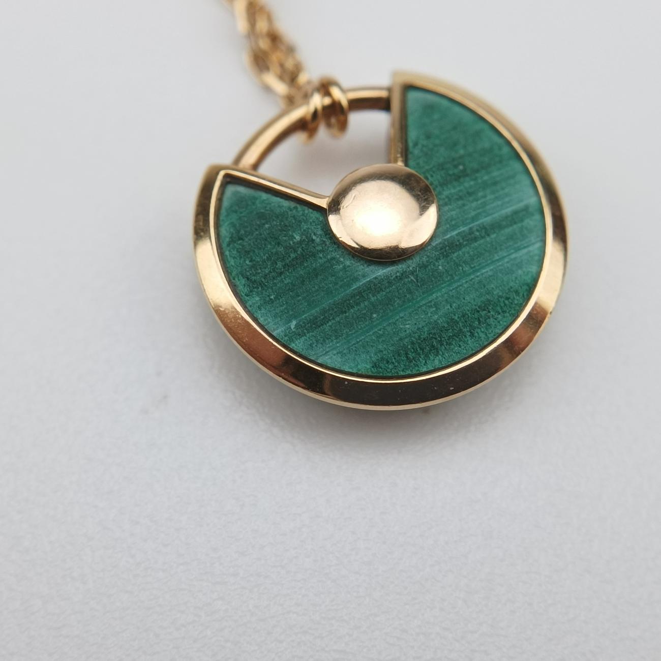 Amulette de CartierGolden×GreenAU750B7224550DMD282アミュレット ドゥ カルティエゴールド×グリーンAU750B7224550DMD282