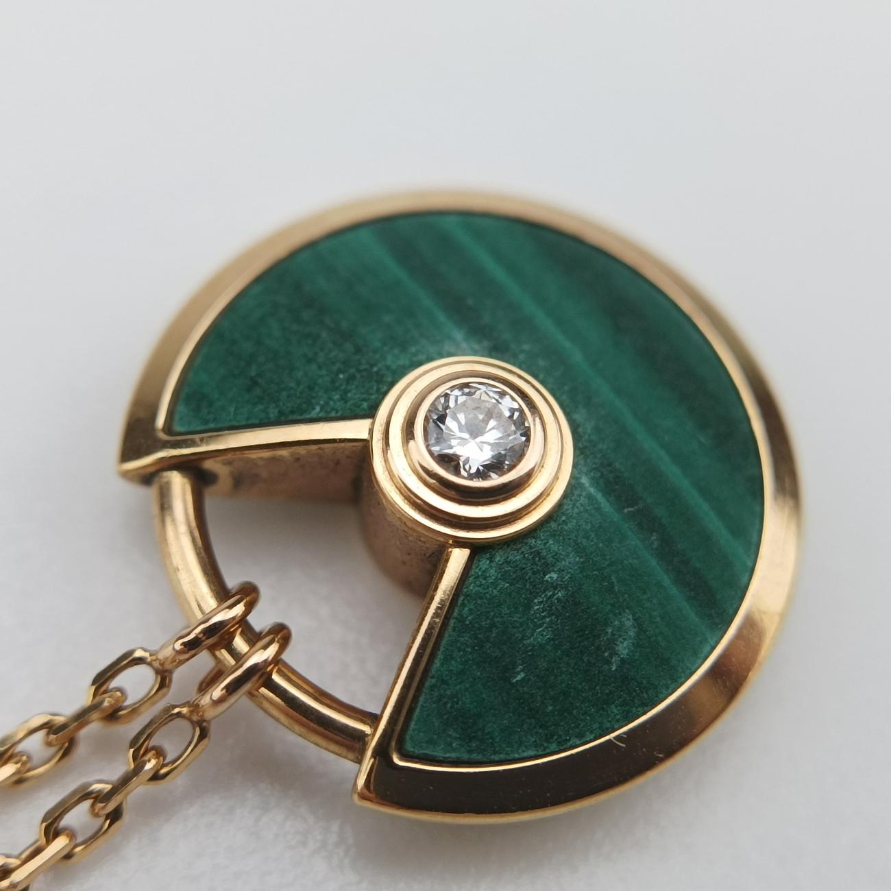 Amulette de CartierGolden×GreenAU750B7224550DMD282アミュレット ドゥ カルティエゴールド×グリーンAU750B7224550DMD282