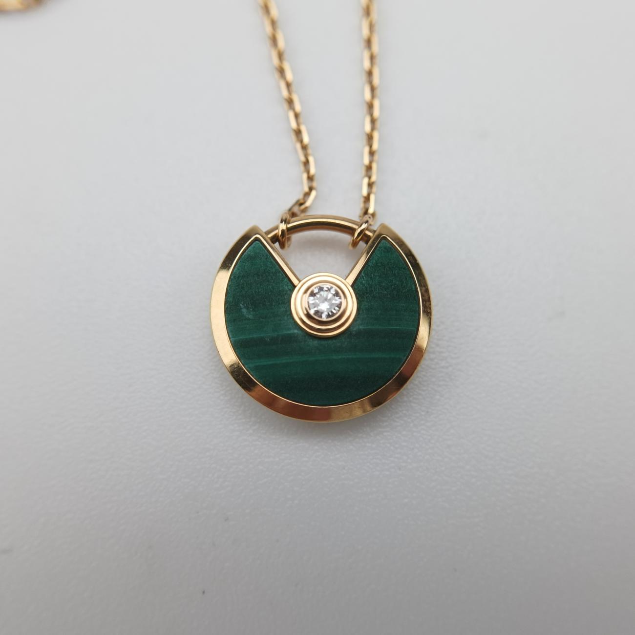 Amulette de CartierGolden×GreenAU750B7224550DMD282アミュレット ドゥ カルティエゴールド×グリーンAU750B7224550DMD282