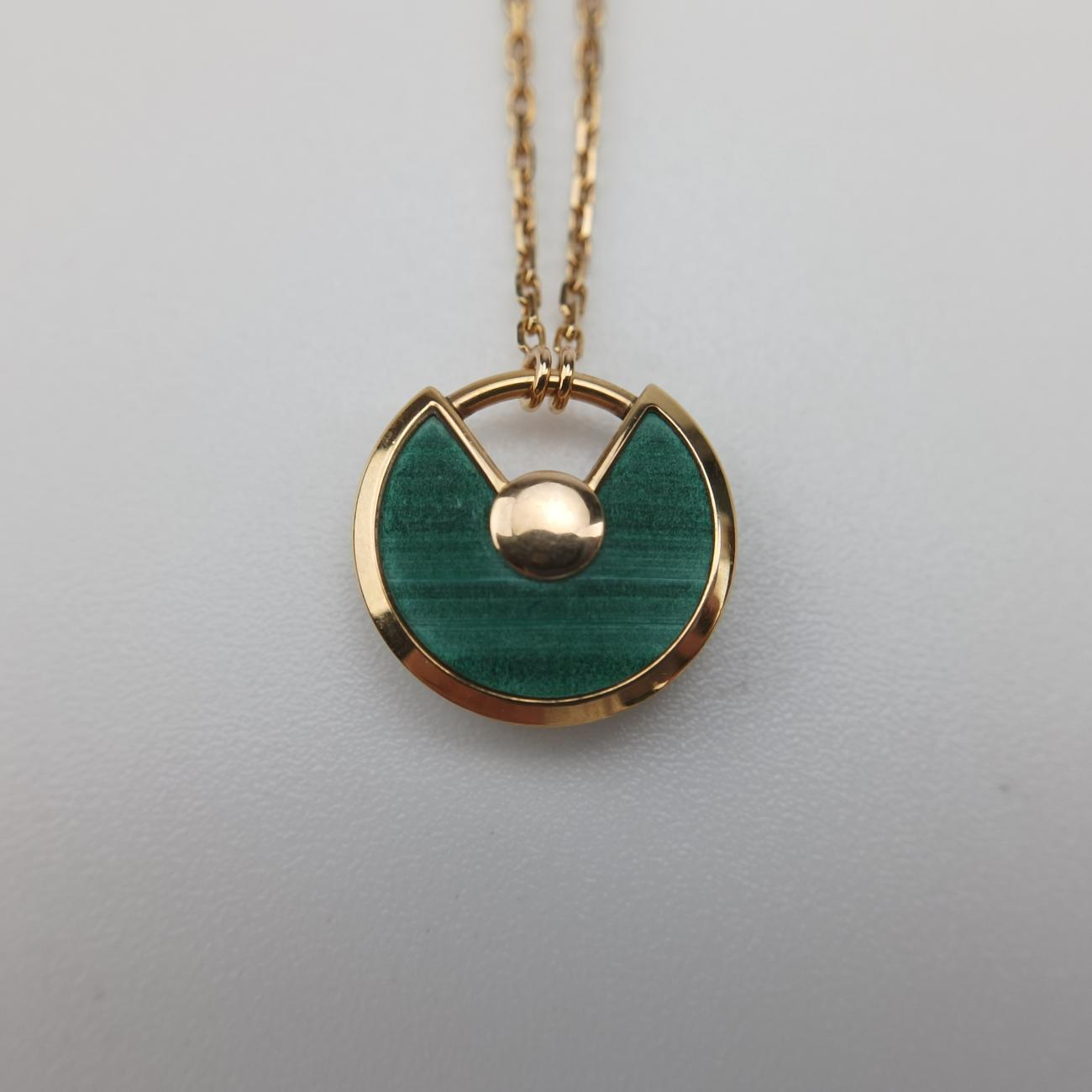 Amulette de CartierGolden×GreenAU750B7224550DMD282アミュレット ドゥ カルティエゴールド×グリーンAU750B7224550DMD282