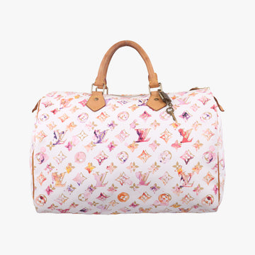 Speedy 30white×MulticolorMonogram Water ColorM95751SP2018スピーディ30ブロン×マルチカラーモノグラム ウォーターカラーM95751SP2018