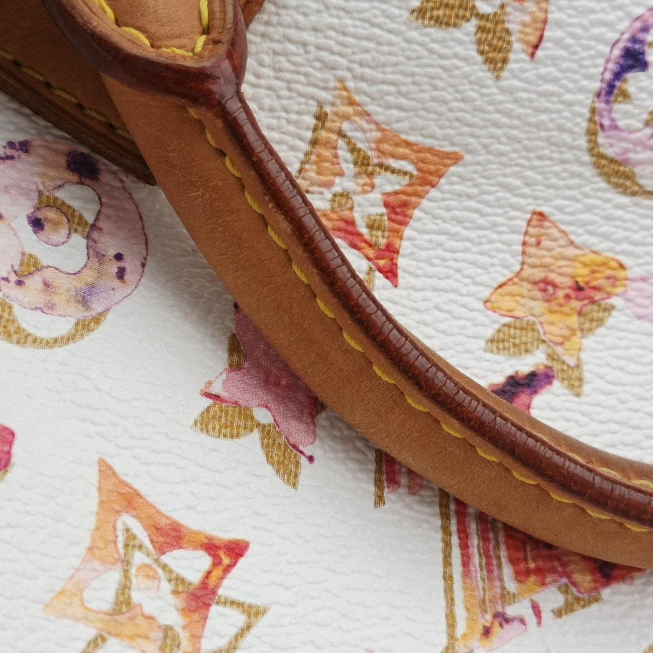 Speedy 30white×MulticolorMonogram Water ColorM95751SP2018スピーディ30ブロン×マルチカラーモノグラム ウォーターカラーM95751SP2018