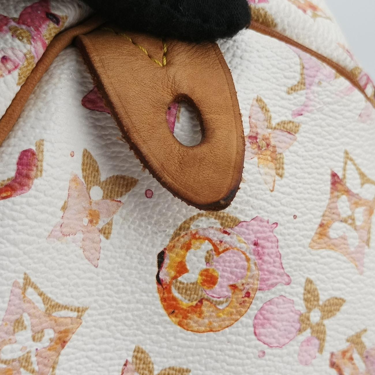 Speedy 30white×MulticolorMonogram Water ColorM95751SP2018スピーディ30ブロン×マルチカラーモノグラム ウォーターカラーM95751SP2018