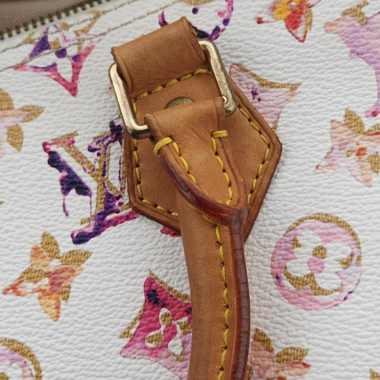 Speedy 30white×MulticolorMonogram Water ColorM95751SP2018スピーディ30ブロン×マルチカラーモノグラム ウォーターカラーM95751SP2018