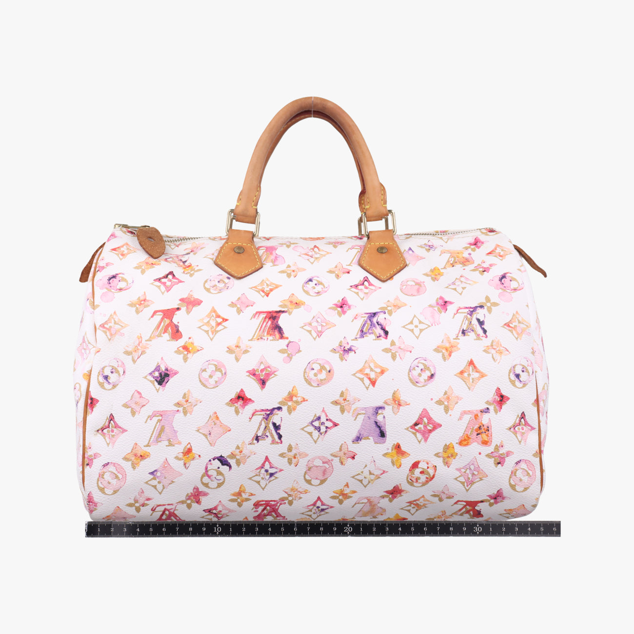 Speedy 30white×MulticolorMonogram Water ColorM95751SP2018スピーディ30ブロン×マルチカラーモノグラム ウォーターカラーM95751SP2018