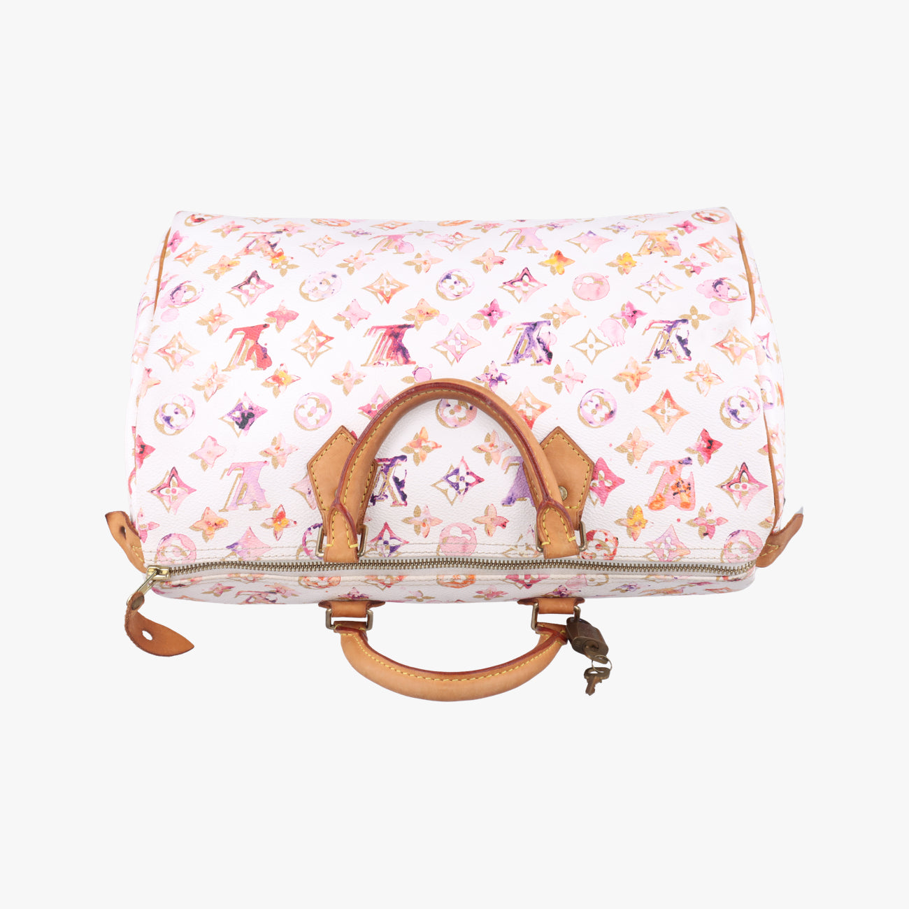 Speedy 30white×MulticolorMonogram Water ColorM95751SP2018スピーディ30ブロン×マルチカラーモノグラム ウォーターカラーM95751SP2018