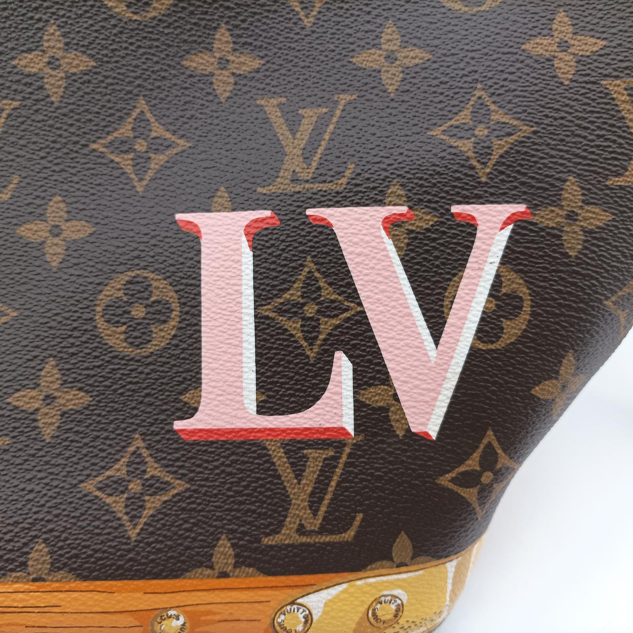 Neverfull MM Summer TrunkbrownXMulticolorMonogram CanvasM41390GI2138 GI2118ネヴァーフルMM 2018サマートランクコレクションモノグラム/ブラウン系XマルチカラーモノグラムキャンバスM41390GI2138 GI2118