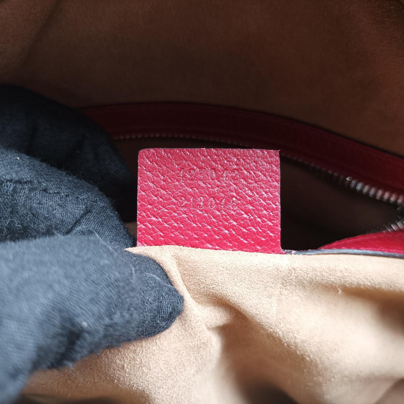 GG Supreme TianBeige x Red x MulticolorPVC coated canvas427042F023409119GGスプリームティアンベージュ×レッド×マルチカラーPVCコーティングキャンバス427042F023409119