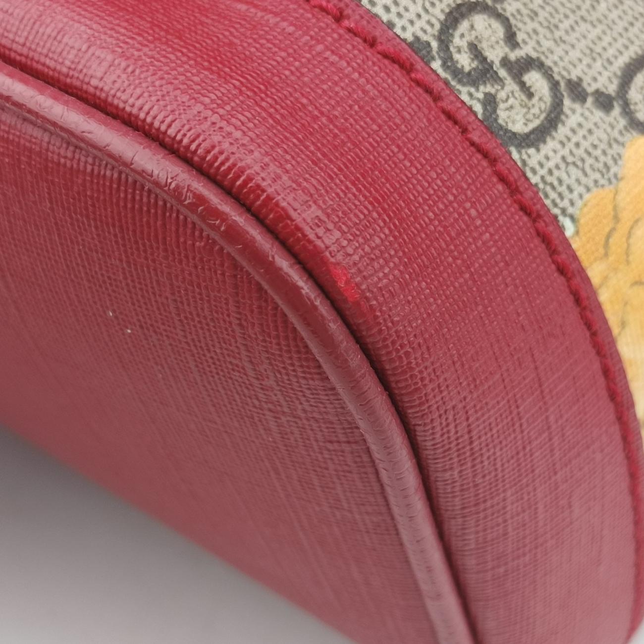 GG Supreme TianBeige x Red x MulticolorPVC coated canvas427042F023409119GGスプリームティアンベージュ×レッド×マルチカラーPVCコーティングキャンバス427042F023409119