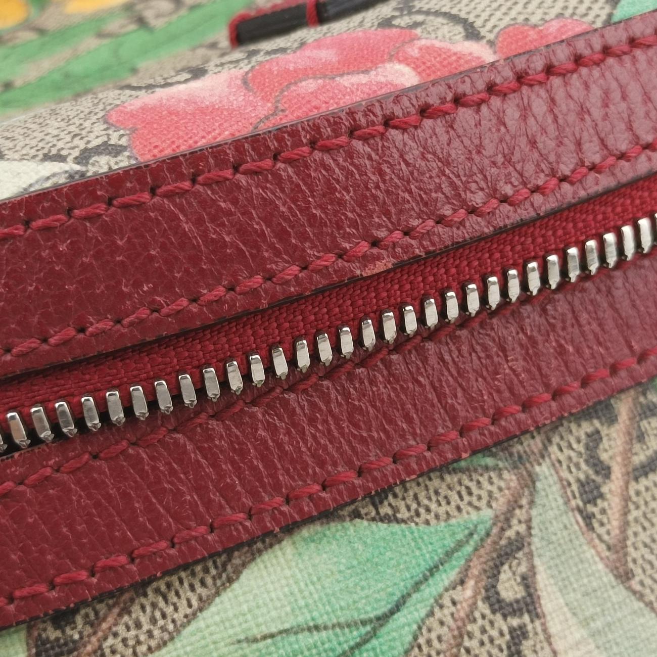 GG Supreme TianBeige x Red x MulticolorPVC coated canvas427042F023409119GGスプリームティアンベージュ×レッド×マルチカラーPVCコーティングキャンバス427042F023409119