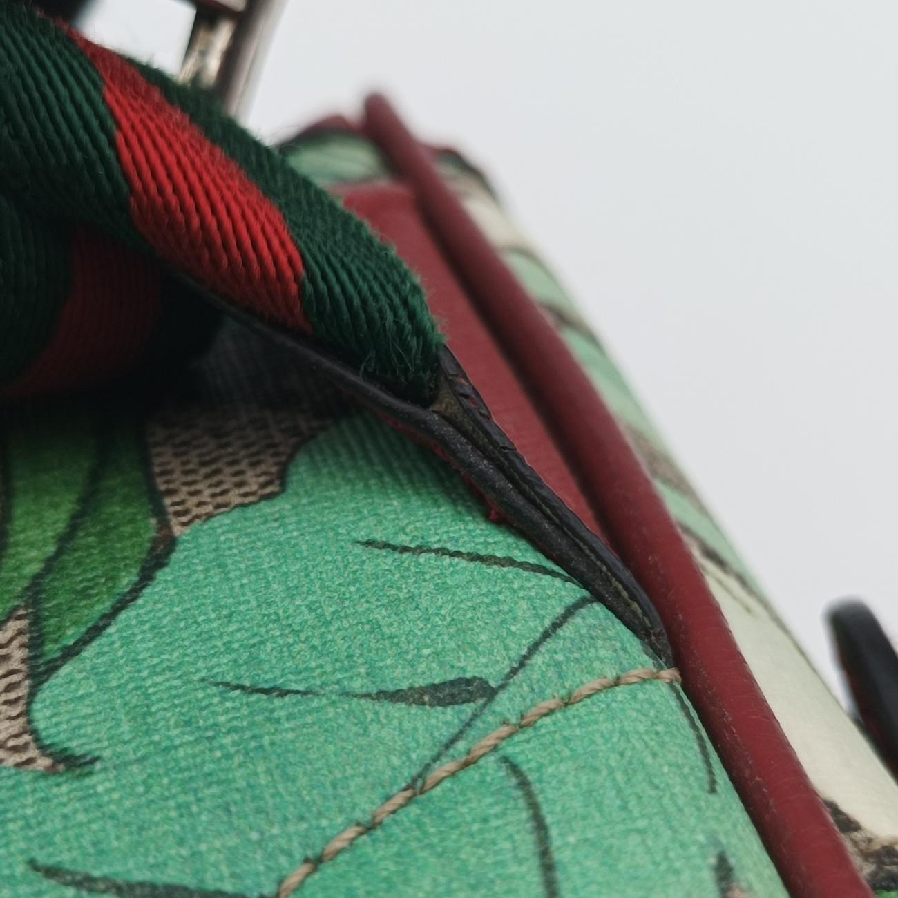 GG Supreme TianBeige x Red x MulticolorPVC coated canvas427042F023409119GGスプリームティアンベージュ×レッド×マルチカラーPVCコーティングキャンバス427042F023409119