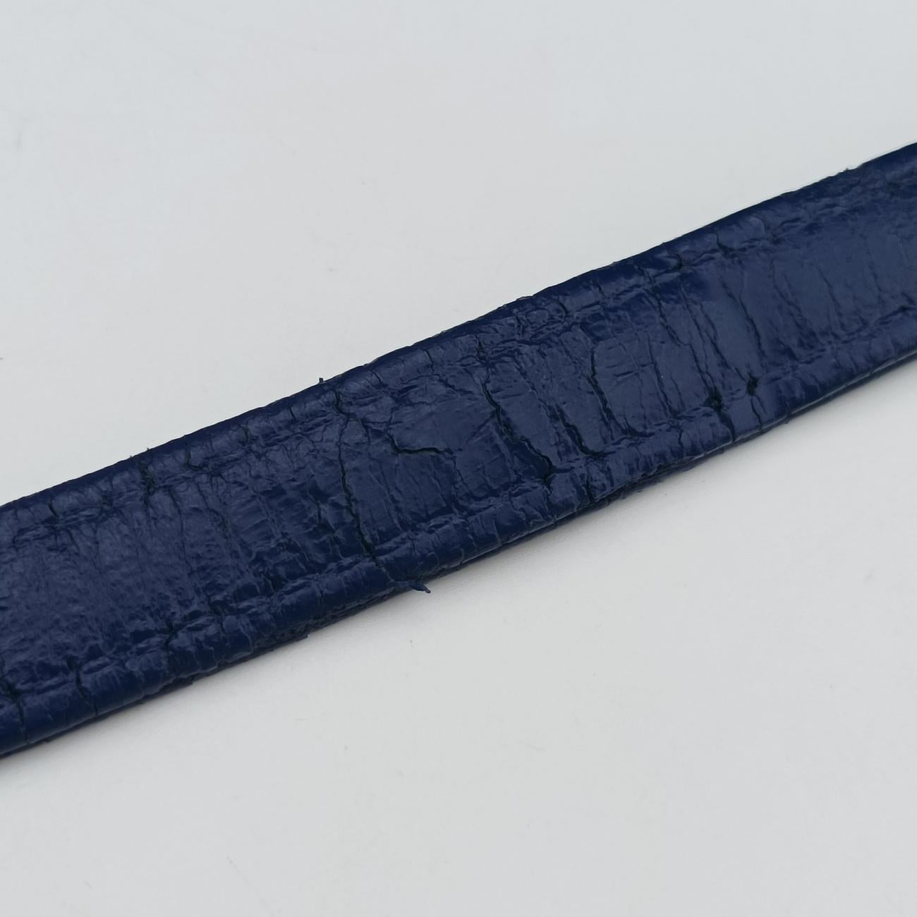 Nappa GaufretteBlueLeather113ナッパゴーフルブルーレザー113