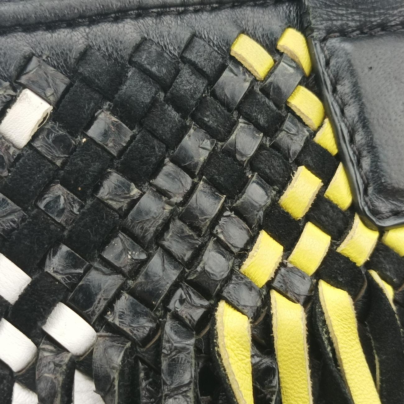 Braided Tassel MedusaBlackLeatherブレイデッド タッセル メデューサブラックレザー