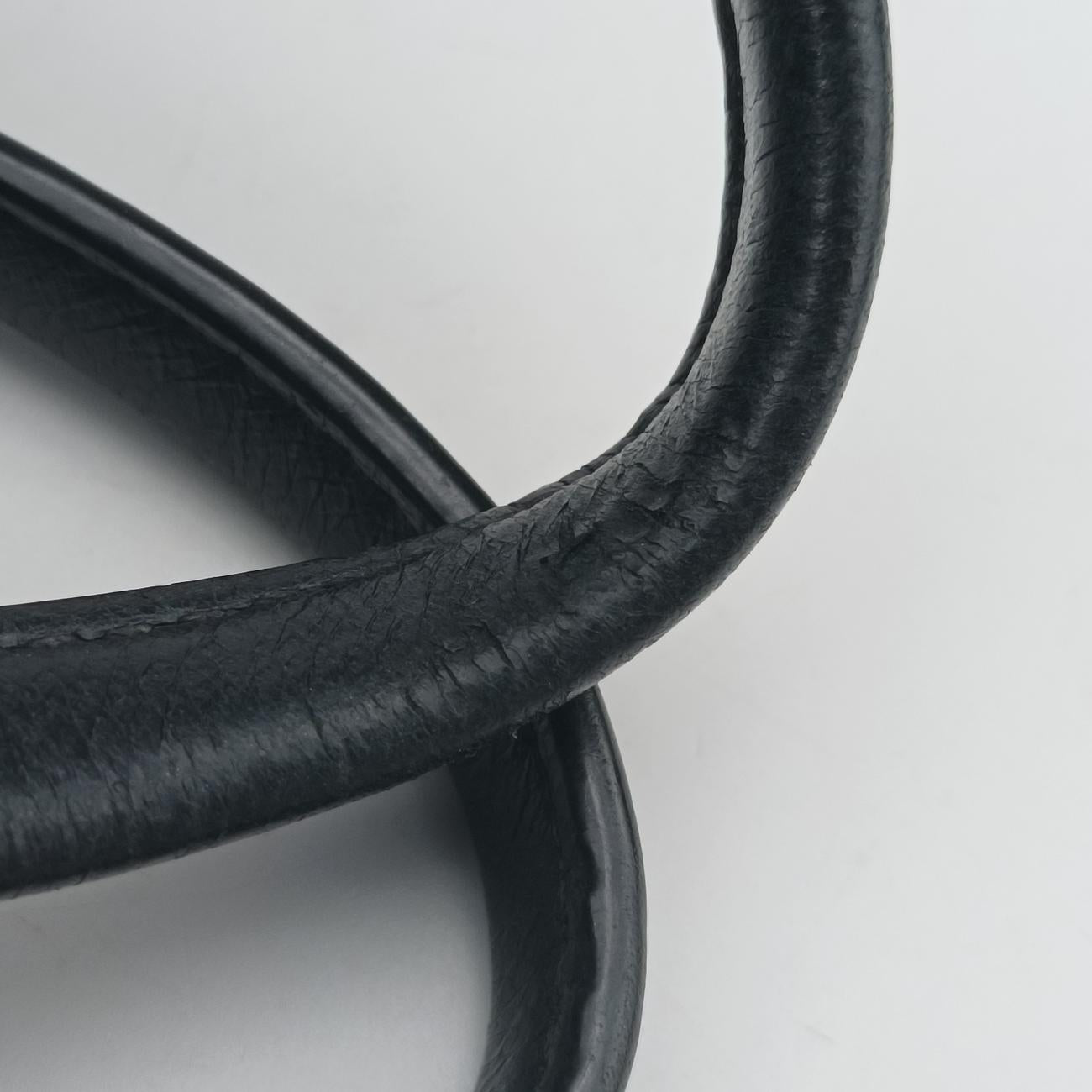 Braided Tassel MedusaBlackLeatherブレイデッド タッセル メデューサブラックレザー