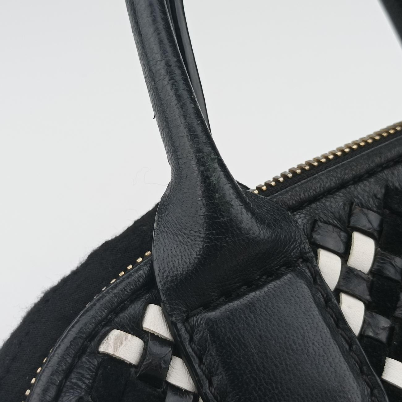 Braided Tassel MedusaBlackLeatherブレイデッド タッセル メデューサブラックレザー