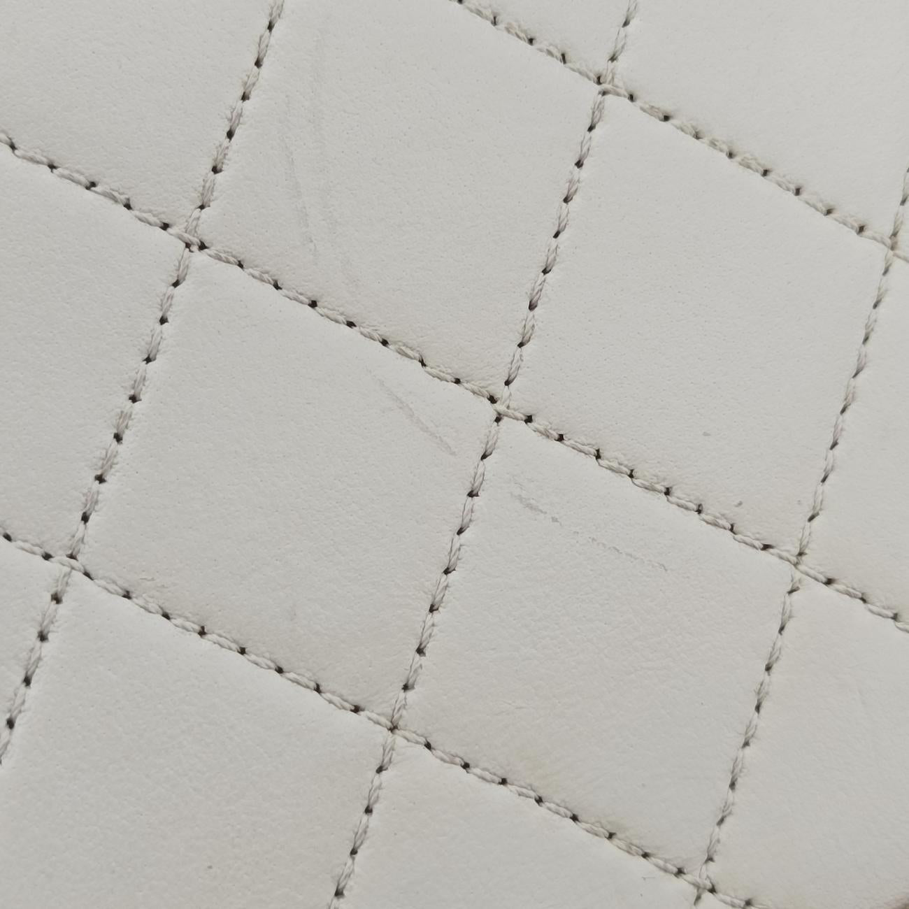 Timeless/Classique　Matelasse Coco FlapWhiteLeatherA9183724407385マトラッセ　ココ　フラップホワイトレザーA9183724407385