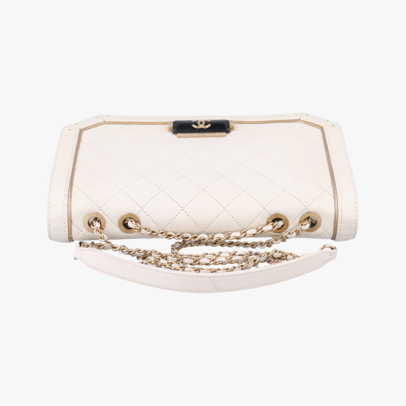 Timeless/Classique　Matelasse Coco FlapWhiteLeatherA9183724407385マトラッセ　ココ　フラップホワイトレザーA9183724407385