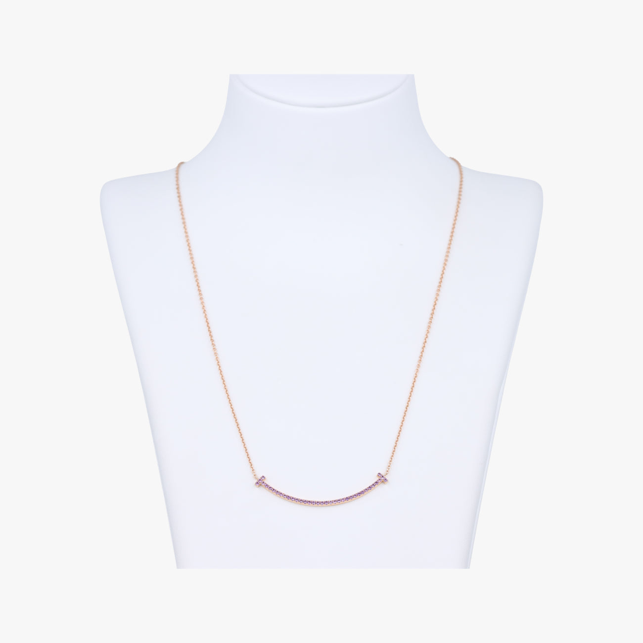 T Smile PendantGolden×PinkAU750Tスマイルペンダントゴールド×ピンクAU750