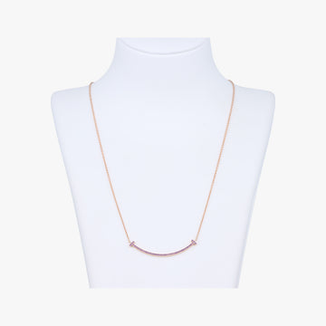 T Smile PendantGolden×PinkAU750Tスマイルペンダントゴールド×ピンクAU750