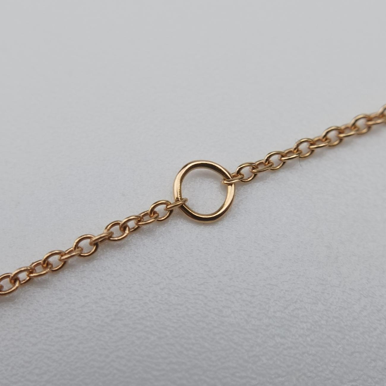 T Smile PendantGolden×PinkAU750Tスマイルペンダントゴールド×ピンクAU750