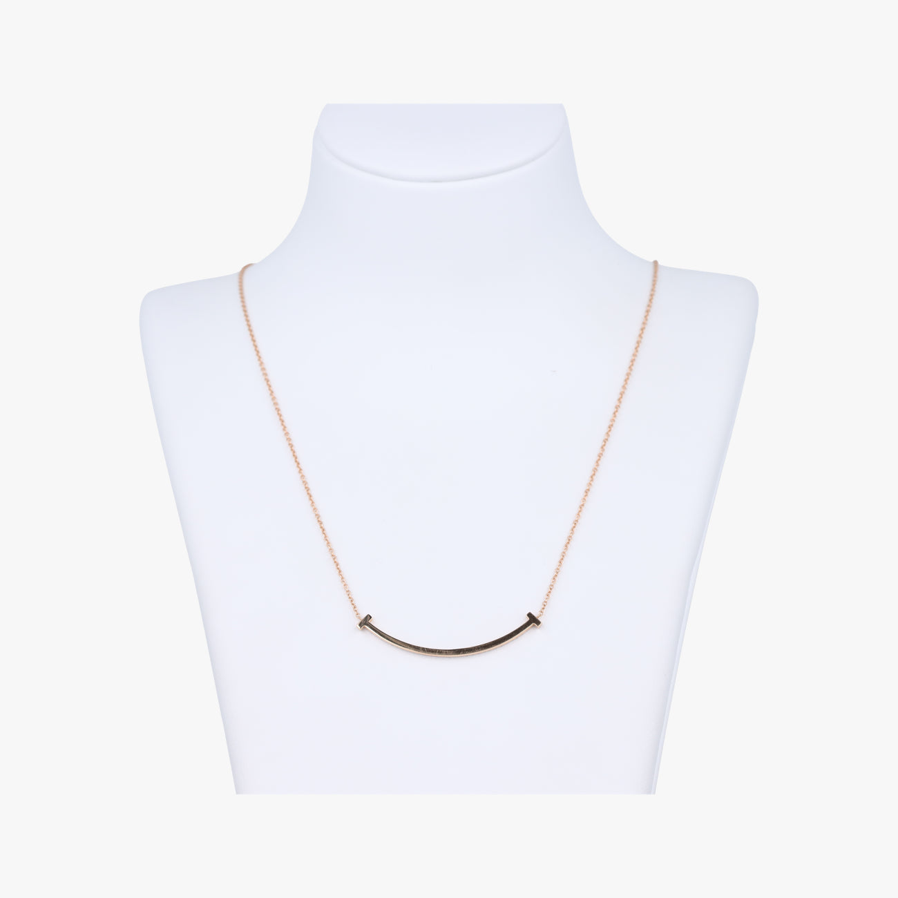 T Smile PendantGolden×PinkAU750Tスマイルペンダントゴールド×ピンクAU750