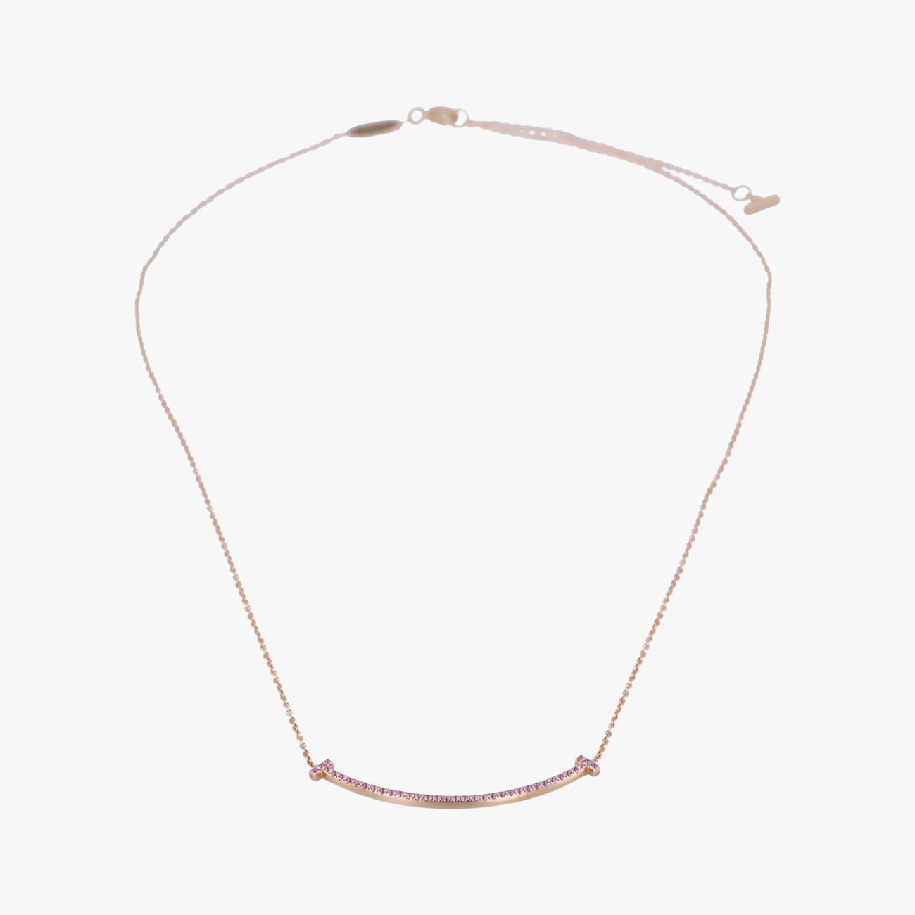 T Smile PendantGolden×PinkAU750Tスマイルペンダントゴールド×ピンクAU750