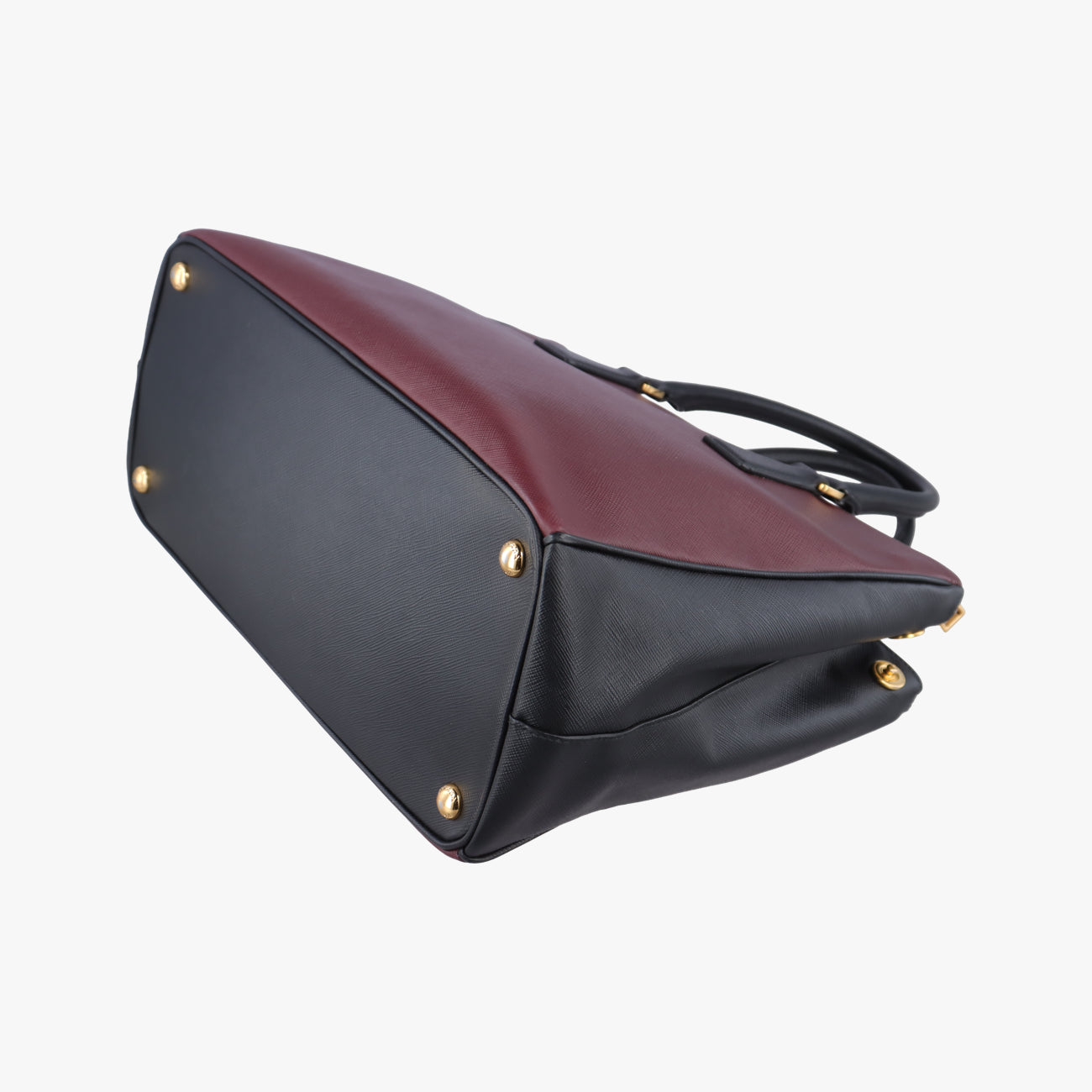 GalleriaBurgundy×BlackSAFFIANO　LeatherBN22747 V 208ガレリアワインレッド×ブラックサフィアーノレザーBN22747 V 208