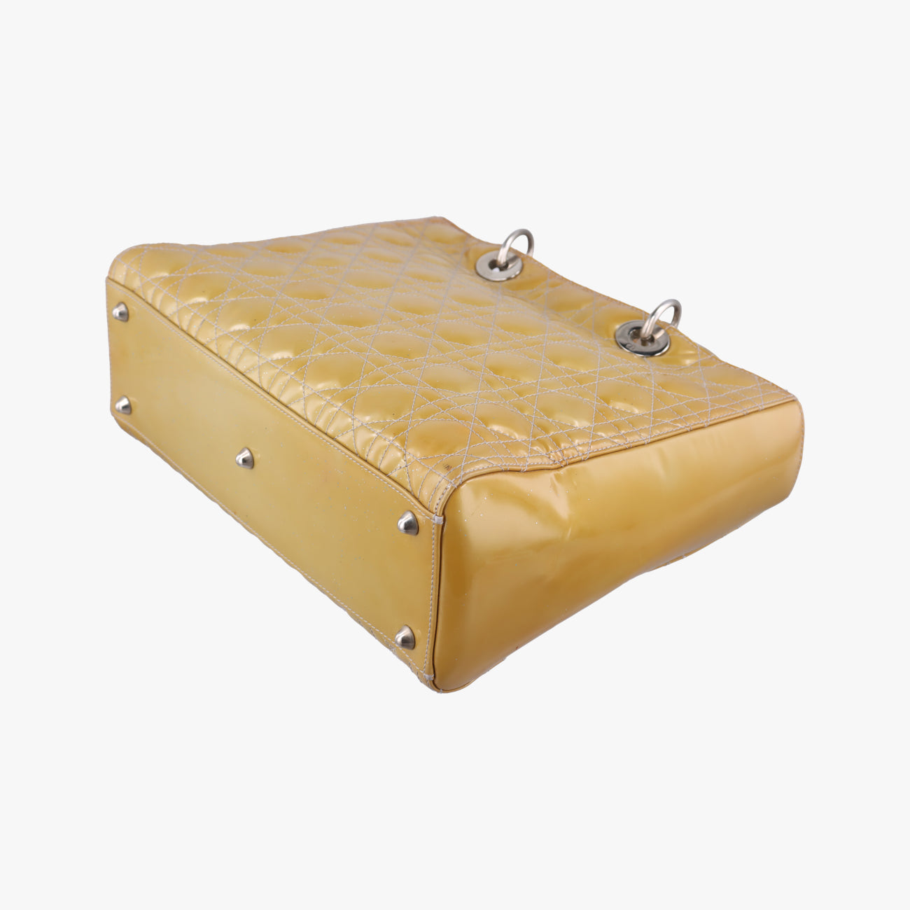 Lady DiorYellowPatent18AMA-0111レディディオール ラージイエローパテント18AMA-0111