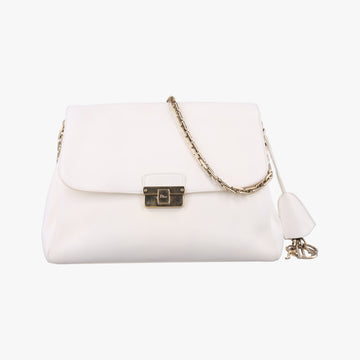 DiorlingWhiteLeather01-BO-0133ディオールリングホワイトレザー01-BO-0133