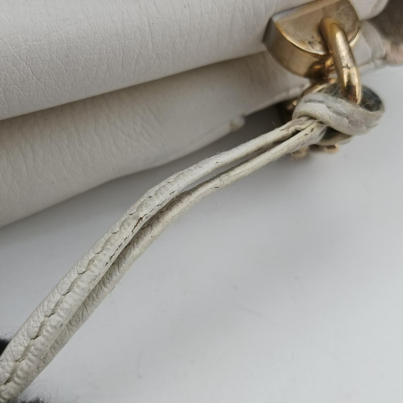 DiorlingWhiteLeather01-BO-0133ディオールリングホワイトレザー01-BO-0133